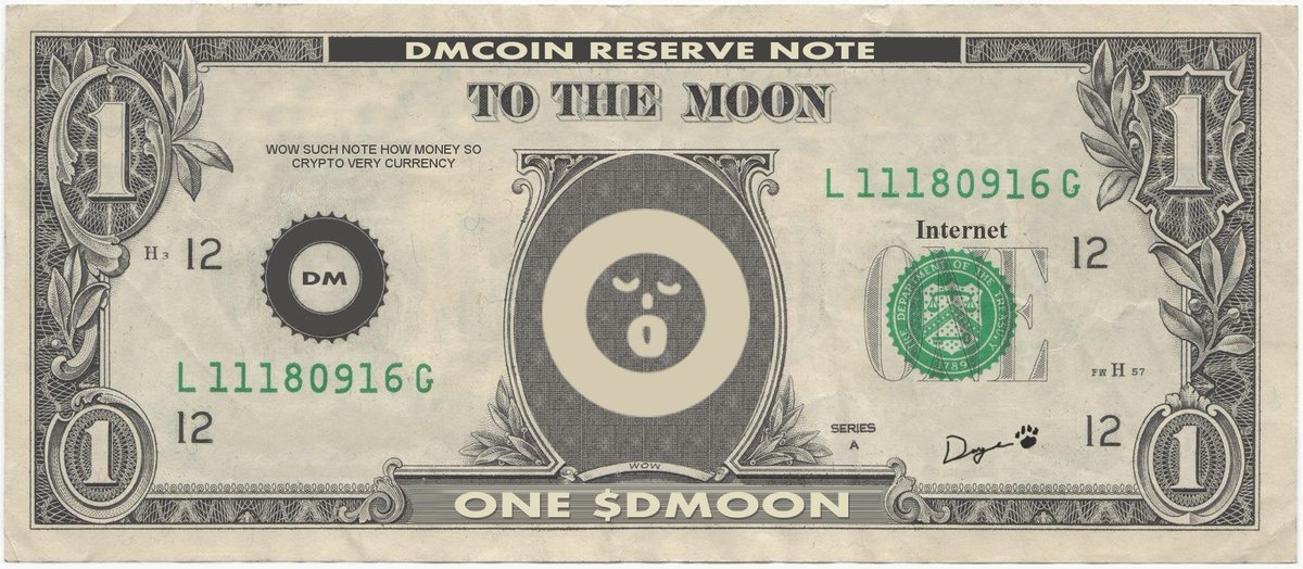 PLS2Eio's tweet photo. ONE #DMoon, ONE DOLLAR. https://t.co/M1dIWE3JnD