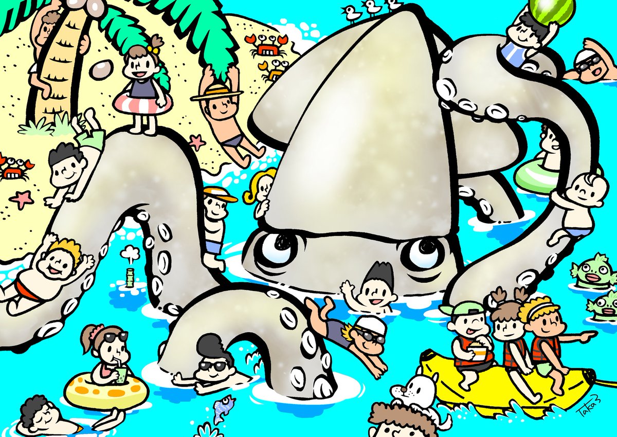 本日7 21は 海の日 だそうですヨ もちろん仕事 今 タカさん 絵描きさん のイラスト 本日7 21は 海の日 だそうですヨ もちろん仕事 今 タカさん 絵描きさん のイラスト