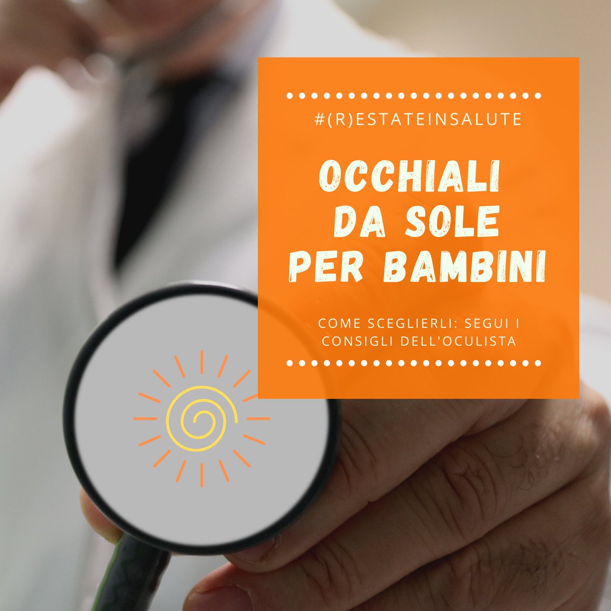 ospniguarda's tweet photo. 🕶️☀️Non solo la pelle. Anche gli occhietti dei bambini devono essere riparati dal sole.
Come scegliere il modello giusto di occhiali e quali raccomandazioni seguire?
I consigli dell’oculista pediatrico
⤵️
https://t.co/xDjInzJgKI
#ospedaleniguarda #niguarda #restateinsalute https://t.co/qDRALFD6He