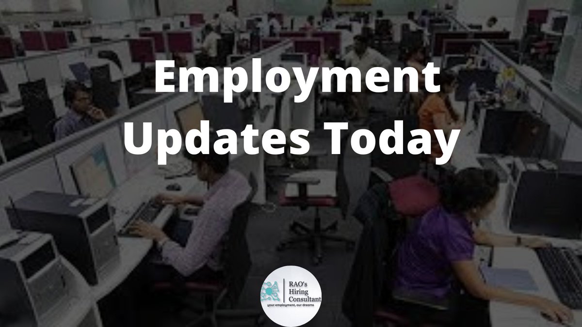 raos_hiring's tweet photo. Fresh Employment News of Current Week 19th July to 25th July 2021 | Employment Updates Today

#employmentnews #employmentupdates #jobupdates #jobnewsupdates @ESDC_GC https://t.co/24hK3LVRH8