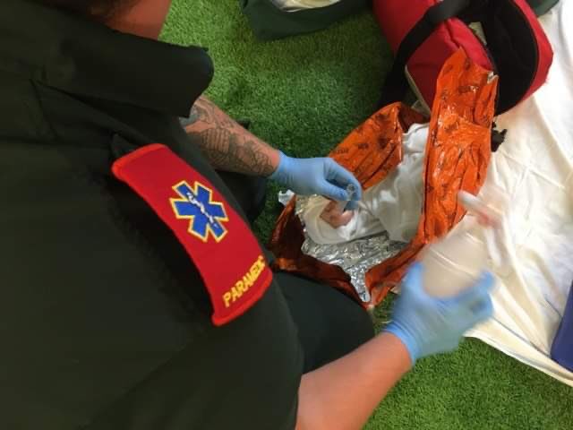 Great maternity scenario yesterday with new paramedics and NQPs to NEAS everyone did really well with a premature birth PPH and maternal collapse all in one !