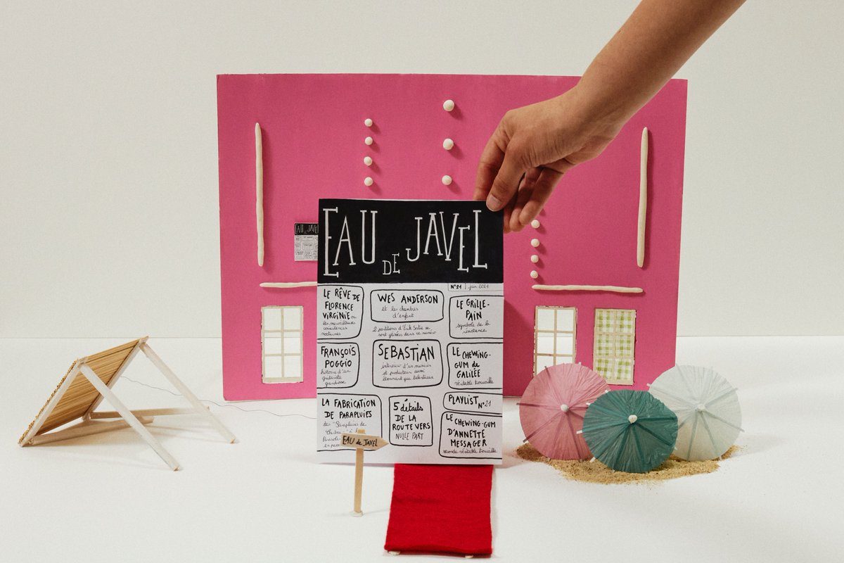 Le numéro 21 d'Eau de Javel est sorti ! On y parle musique avec SebastiAn et François Poggio, cinéma avec Wes Anderson, grille-pain, chewing-gum, parapluies et tant d'autres choses !
Disponible pour quelques pièces d'or (4€)

#fanzine #eaudejavel #musique #rock #Cinema