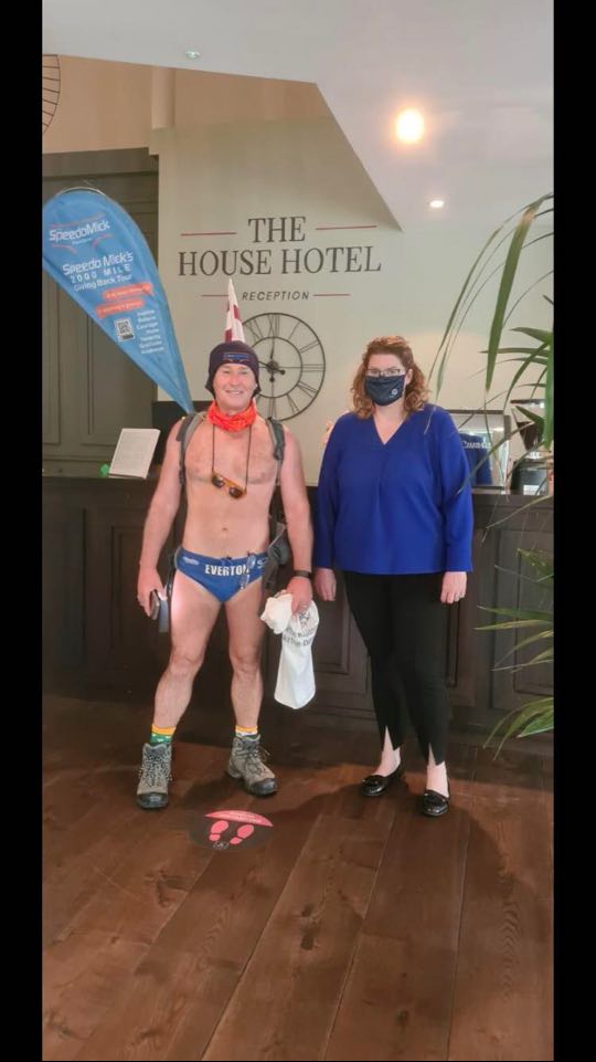 We were delighted to welcome Speedo Mick to <a href="/The_House_Hotel/">The House Hotel</a> . We wish @Speedo_mick the best of luck in his travels.

#GalwayHospitality #BotiqueHotel #Travel