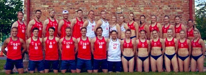 LouiseRawAuthor's tweet photo. The only people invested in making women athletes wear itsy bitsi bikini bottoms are playing their own kind of handball! 

Put the men in panties or let them all wear shorts 🤷‍♀️ https://t.co/qxRUcv62tz