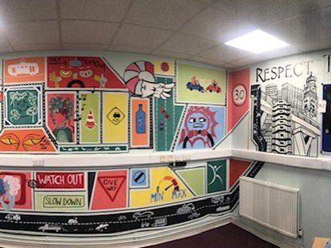 BRIT School (@thebritschool) on Twitter photo Our <a href="/VADBRITSchool/">BRIT Visual Arts & Design</a> students have been working with our friends at Croydon Fire station on a new mural for their Road Safety Room.
Thank you to Daniel & team for looking after us while we were there
#croydon #firebrigade #roadsafety #londonfirebrigade #alwaysBRIT <a href="/LondonFire/">London Fire Brigade</a> Our <a href="/VADBRITSchool/">BRIT Visual Arts & Design</a> students have been working with our friends at Croydon Fire station on a new mural for their Road Safety Room.
Thank you to Daniel & team for looking after us while we were there
#croydon #firebrigade #roadsafety #londonfirebrigade #alwaysBRIT <a href="/LondonFire/">London Fire Brigade</a>