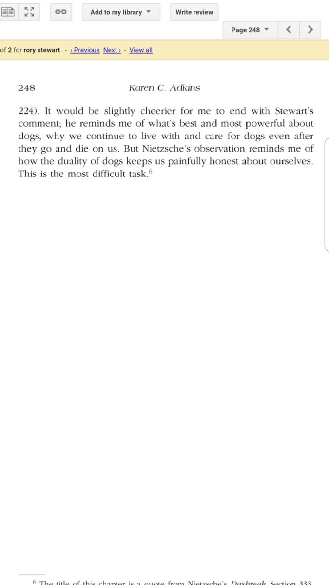 yasminjananjum's tweet photo. @RoryStewartUK
Dear Rory jaan
I was looking for something when this popped into my view.
You & your book #ThePlacesInBetween are mentioned in this book:
"What Philosophy Can Tell You About Your Dog" edited by Steven D Hales.
Your name is on Pages 247 & 248.
Love yas xxβ€ https://t.co/82jRu0yjH4