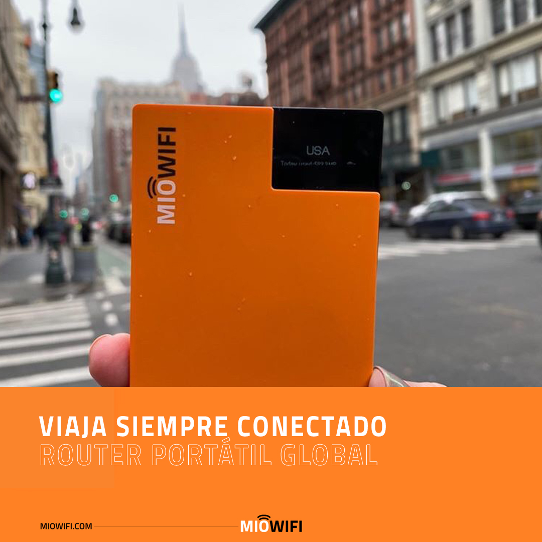 MIOWIFI_Global's tweet photo. Router portátil global. MIOWIFI es un router con cobertura global 4G ilimitada.
Cuando viajes, no pagues Roaming.
.
.
.
#MIOWIFI #MIOEXPERIENCE #yoviajoconMIOWIFI #viajar #viajes #4G #internet #tokyo2020 #tokyo2021 https://t.co/t6YJwBvYfa