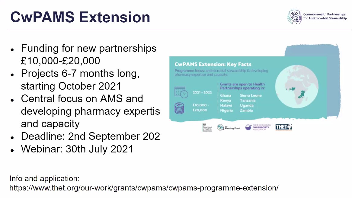 CW_Pharmacists's tweet photo. An announcement for the second round of #CwPAMS extension funding was made this week and closes on 2 September! We encourage potential applicants to attend a webinar on 30 July for an overview and to ask questions - https://t.co/Is8ZnGRhoI https://t.co/8FqyIrYRx1