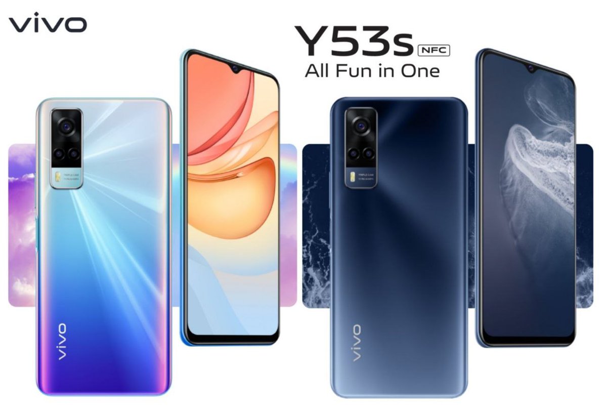 techzoned_'s tweet photo. Samsung: I make the most Overpriced phones under 20K!
Vivo: LMAO, noob
#VivoY53SNFC Launched in Indonesia🤣
6.58" FHD+ 90hz LCD
MediaTek Helio G80
64+2+2MP Rear
16MP Selfie
LPDDR4x & UFS2.1
190gms
5000mAh +33W
NFC, A11
3GB V.RAM
Pricing:-
8/128GB- ₹19K*
#VivoY53s #VivoY52 https://t.co/q0FJPZBNup
