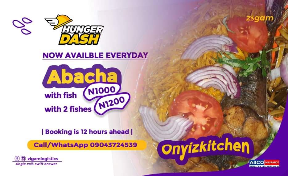 Zigamlogistics's tweet photo. Abacha now available everyday👇

Let's delivery Abacha from Onyizkitchen to your doorstep.

With 1 fish N1000

With 2 fishes N1200

Booking is 12 hours ahead

Call/WhatsApp us on 09043724539 to place your order.

#zigam #zigamlogistics https://t.co/c7anq4AKmr
