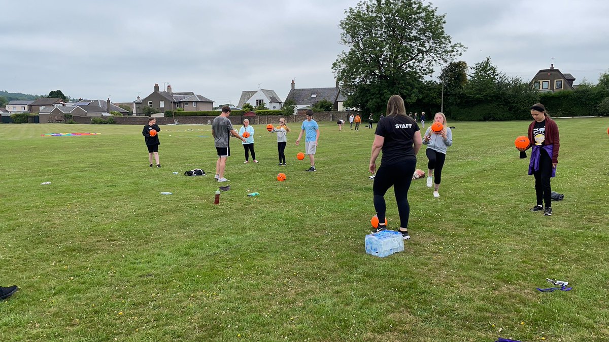 Football freestyle workshops with <a href="/rossbrownfs/">Ross Brown</a> <a href="/stir_spyp/">Stirling Senior Phase & Youth Participation</a> this morning ☀️ ⚽️ <a href="/Stirling_High/">Stirling High School</a>