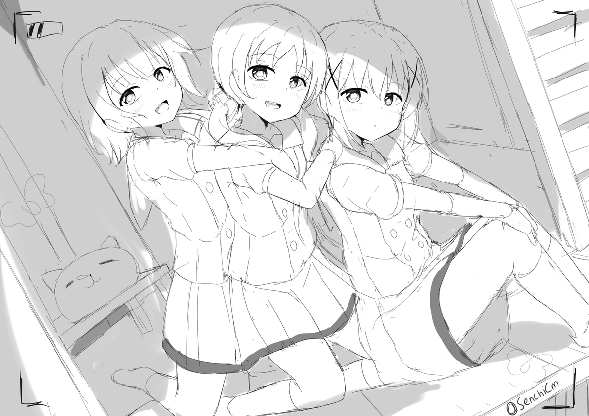 Study ~
"Let's Take a picture!"
#sketch #rkgk #gochiusa #summer 