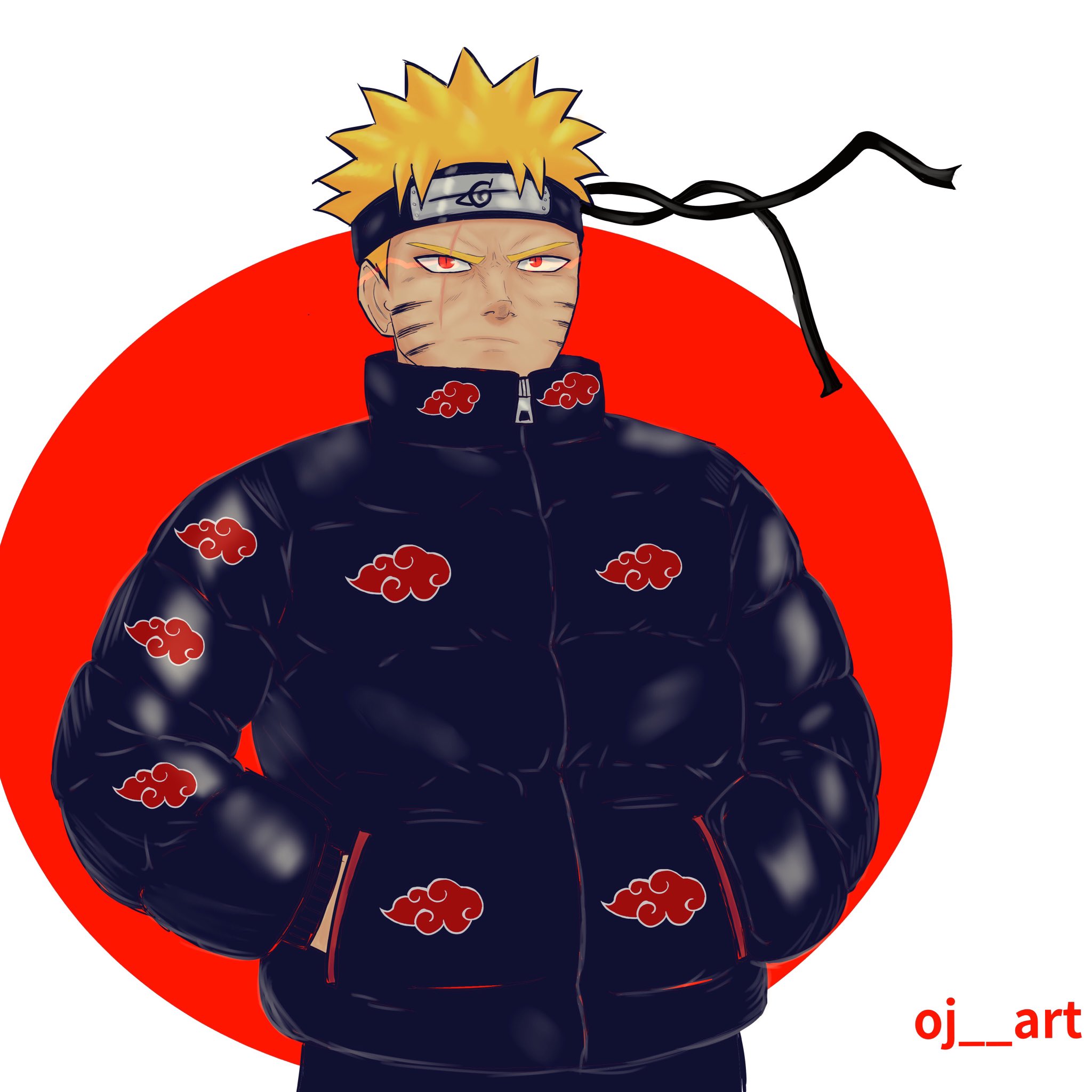 OJ on X: “Naruto in some Akatsuki drip 🌊 #Naruto #Akatsuki https 
