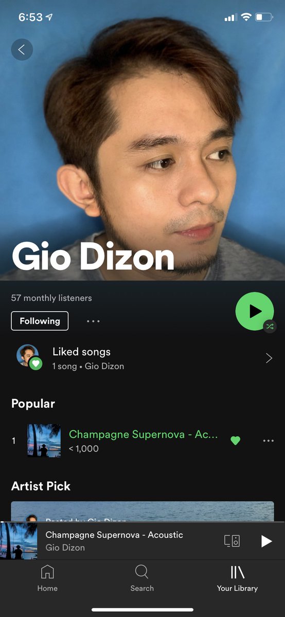 Gioometry's tweet image. #Claiming 4 digits monthly listeners this year 🙏