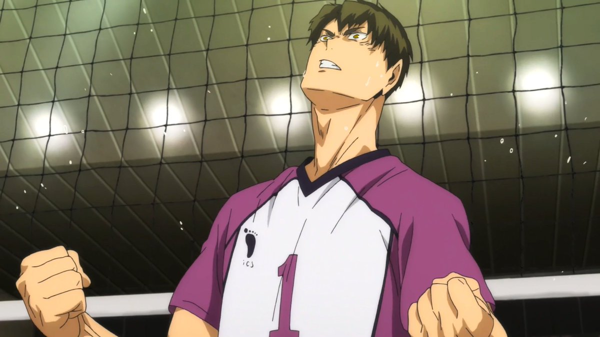 HQDailyPosts's tweet photo. Ushijima actually showing emotions https://t.co/AEOc1ytoPR