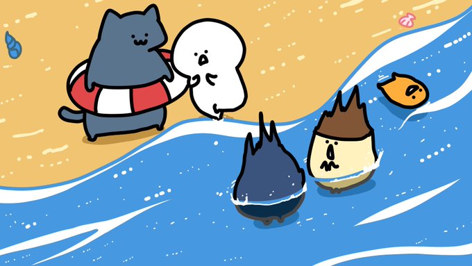 「鮫 水」のTwitter画像/イラスト(新着)｜3ページ目