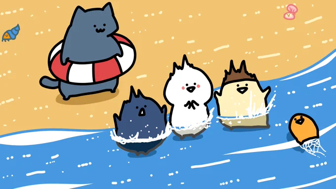 #海の日 
ファーストどぶん 