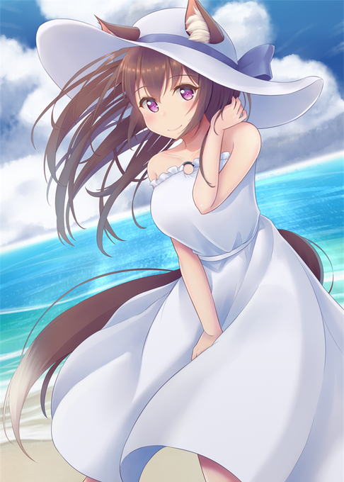 獣耳お姉さんに癒されたい その16
お姉さんとはじめての海 