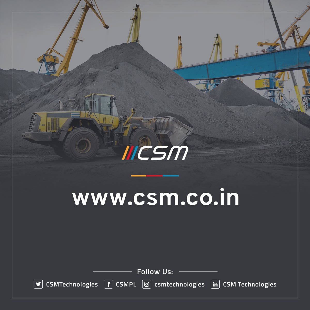 CSMTechnologies's tweet photo. CSM’s automated stockyard management system is developed to ease pit-to-port management for all stakeholders in mining management. Read more about it here: https://t.co/hDNqyYRLhi
#stockyardmanagement #mining #miningmanagement #industrytech https://t.co/4F3NVPewxm