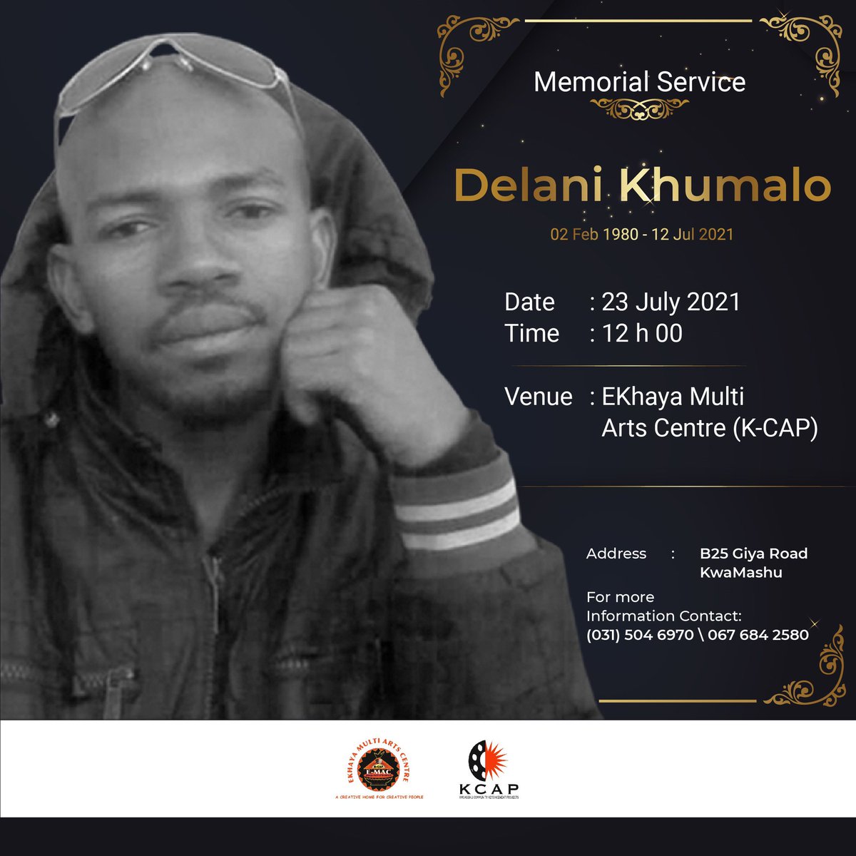 Kusasa siyovalelisa uBhuti Delani Khumalo ngendlela abeyithanda abephila ngayo: MUSIC AND DANCE 💜🙏🏾

Tomorrow is for you Bhuti Delani 🙌🏾🙌🏾🙌🏾🙌🏾

#DelaniKhumalo
#DelaniKhumaloMemorialService
#PhoenixMassacre
