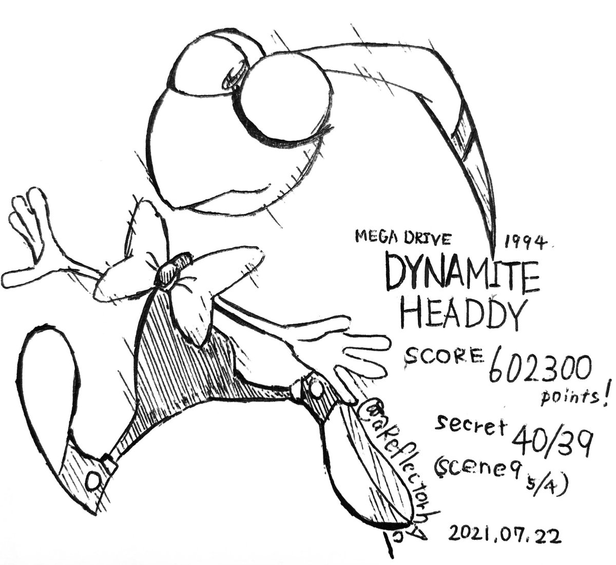 とりあえず
60万点出せたという記録として
描いておいた
BEメガの通りポイント稼ぎしたらあとは最速タイム出せるようにするが重要になってくるわな…
ランダムのSBが最速で出てくれれば楽なんだけどね
1時間ほどリセットし続けてokとなったプレイの録画時間約100分だった(エンド含め 