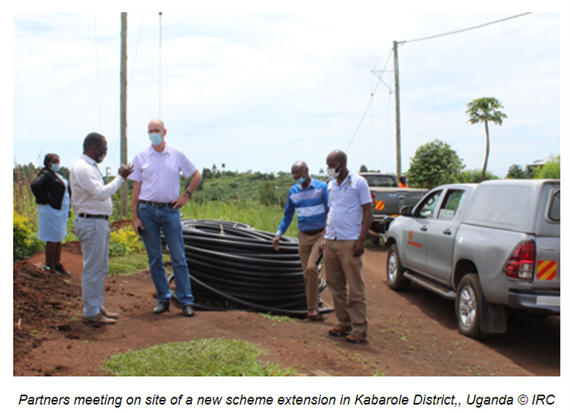 IRCWASHUg's tweet photo. STARTING NOW: #SafeWaterStrategy e-learning event, convened by @hiltonfound and @IRCWASH. 

Topic: Leveraging utility partnerships to extend safely managed water services in Uganda

Sharing experiences from @KabaroleDLG with @nwscug and @IRCWASHUg 

Join! https://t.co/oTr6YeyCu3 https://t.co/nOMuVJohyZ