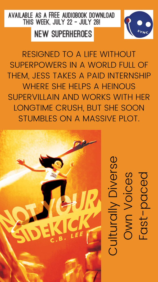 JTCentralLib's tweet image. This week&apos;s theme is “Entertaining Escapades&quot;. You can download these two FREE audiobooks today through next Wednesday from @audiobookSYNC
 and they&apos;re yours to keep for life! #audiobooksync #audiobooksync2021