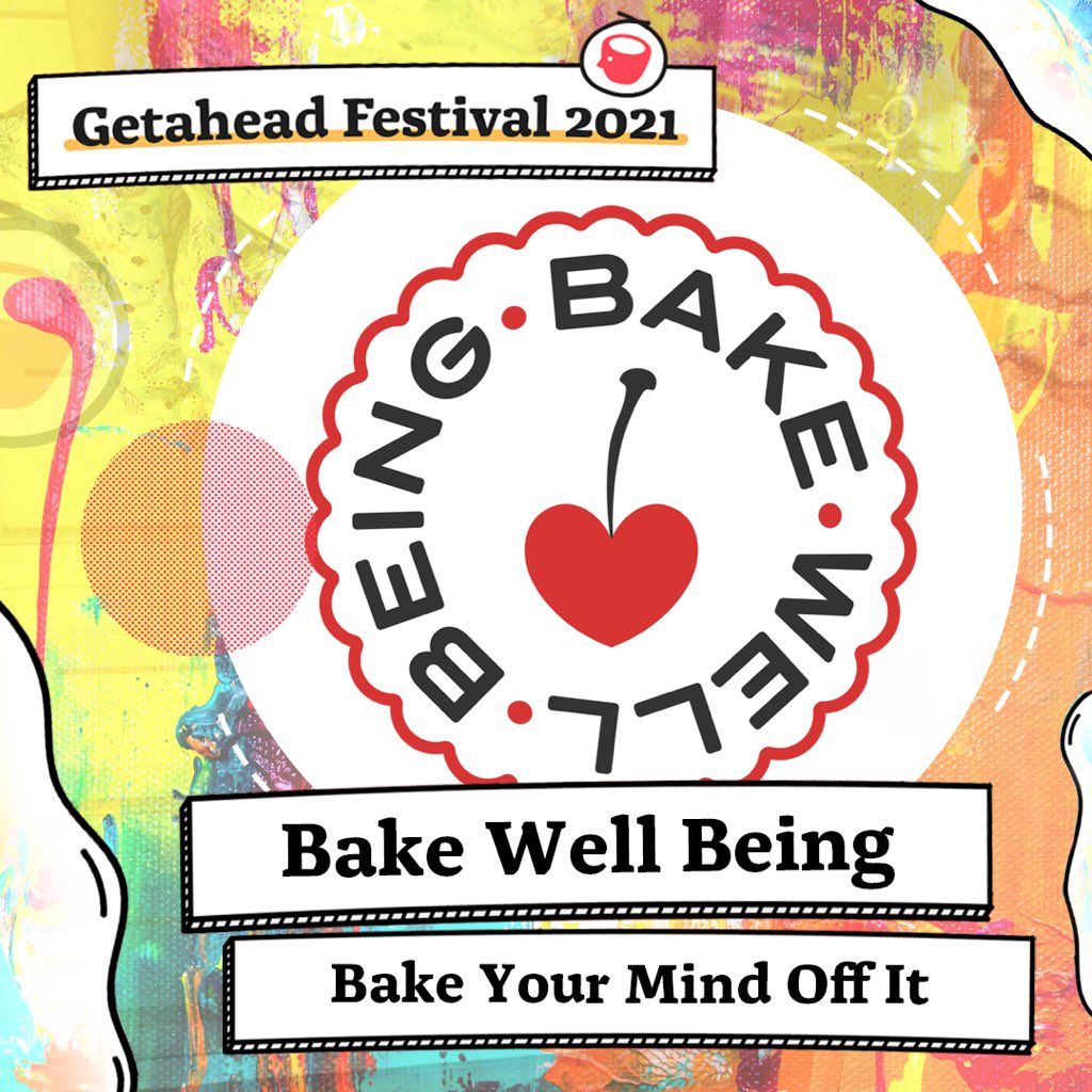 Excited to be hosting our first ever ‘Baking &amp; Wellbeing’ programme at Getahead Festival on 6th August! Let Depressed Cake Shop &amp; Bake Well Being ‘Bake Your Mind Off It!’ Tickets still only £20 from getahead.life 🧡