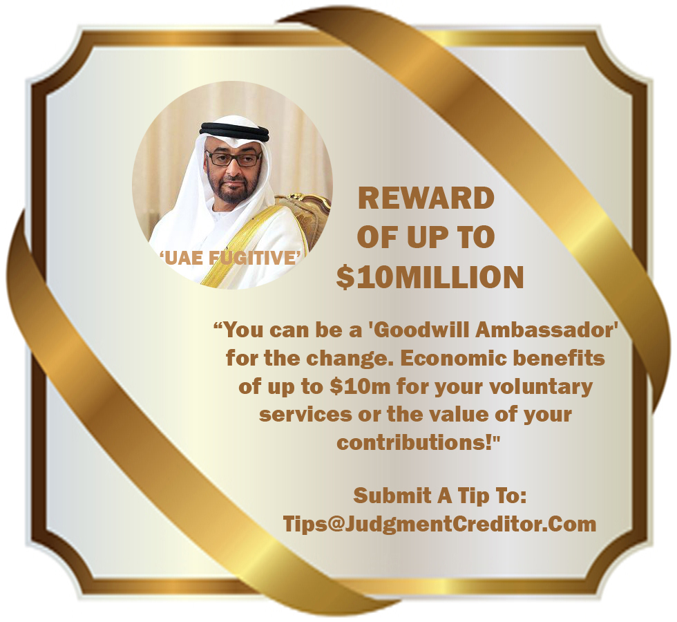 UAEFraud's tweet image. A #culprit in a landmark #Judgment, this #JudgmentDebtor is ethically unfit to be the #PresidentOfUAE! - Support @JabirVsUAE Case #Judgments to the Next Level!
JUDGMENTDEBTOR.COM

[#SilenceIsAcrime @UAEembassyIndia #ForeignAgents #UAELobbyists #UAEFraud #EidUlAzha #UAE]