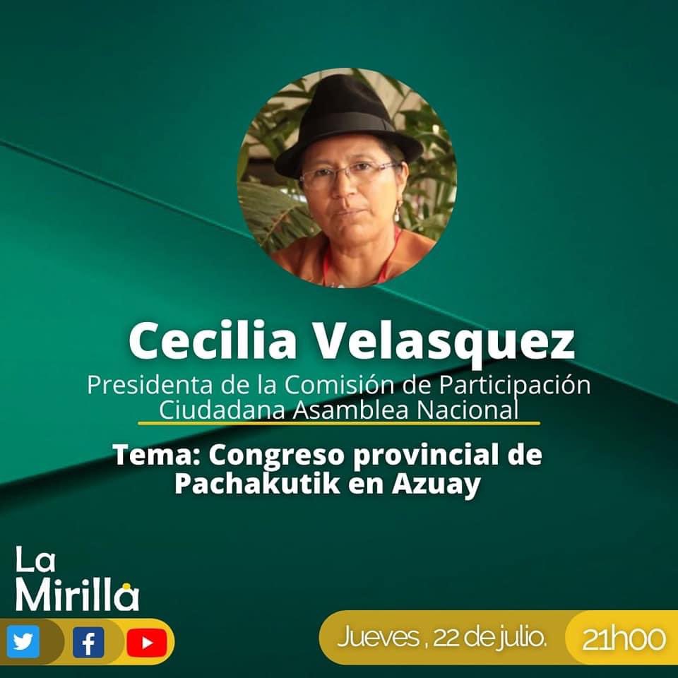 🟪🟪🟪 Este jueves 22 de julio de 2021 a partir de las 19h30en nuestra #MesadeDialogo con <a href="/fersitaramirez/">Fernanda Ramírez A</a> estaremos con <a href="/fcorderoc/">Fernando Cordero Cueva</a> #GustavoQuito <a href="/DanielAbadT/">Daniel Abad Torres</a> <a href="/Cecivelasque/">Cecilia Velasque</a> <a href="/PKnacional18/">PACHAKUTIK NACIONAL</a>  
Un gran programa 
👇👇👇👇