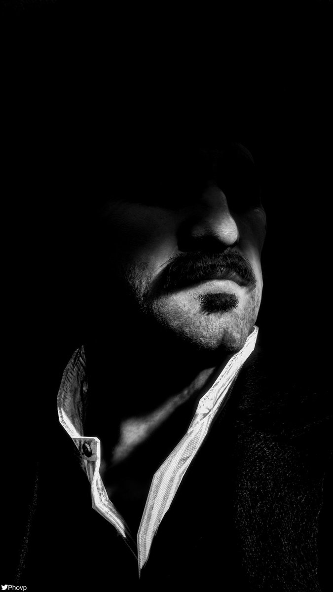 Phovp's tweet photo. #RedDeadRedemtion2 
.
Dutch van der Linde (B&amp;W)
.
#portrait #VirtualPhotography https://t.co/pXLxhkRnK4