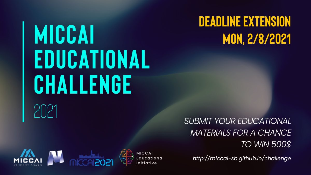 MICCAI Students on Twitter "Less than a week left ⏳ Don’t miss the