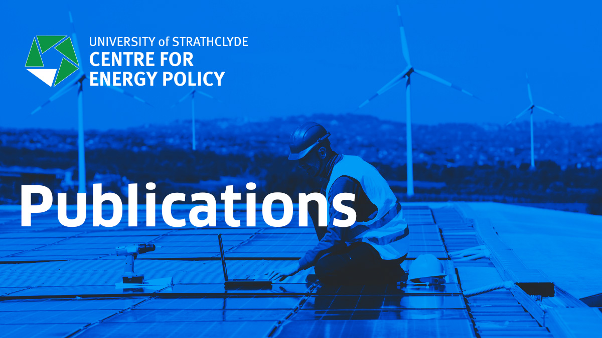 Working on #ElectricVehicles?

Take a look at our research on how the rollout of #EVs could impact GDP, jobs, earnings, and electricity bills: strathprints.strath.ac.uk/73568/

 #OneStepGreener #TransportDecarbonisation