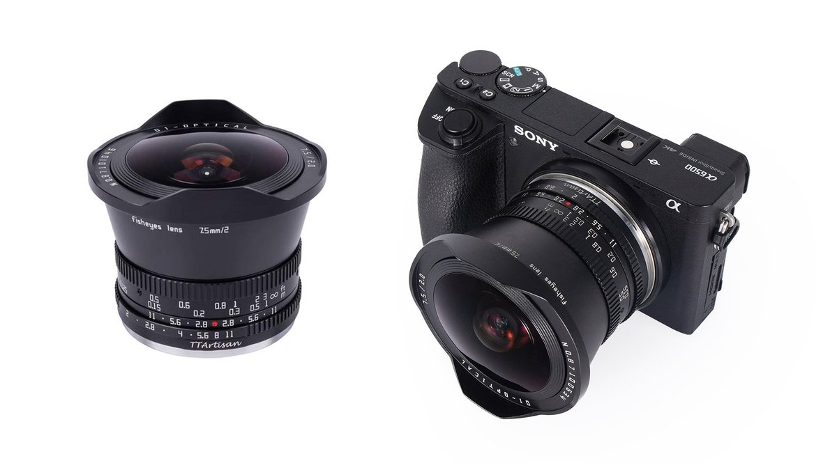TTArtisan 7.5mm F/2.0 – $150 APS-C Fisheye Lens dlvr.it/S4CWsK