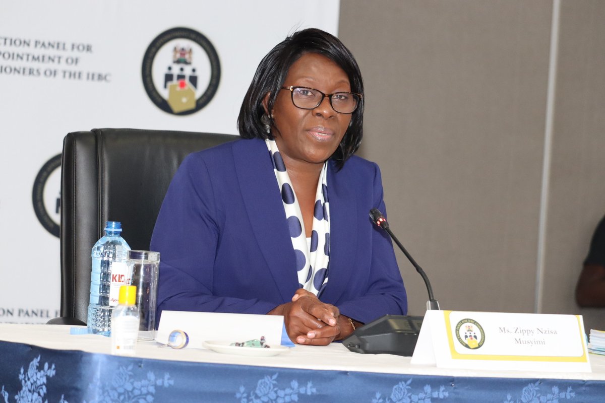 Senate_KE's tweet photo. The last candidate to appear before the Selection Panel today is Ms. Zippy Nzisa Musyimi from Embu County.
Ms. Musyimi has a background in management, organisational development and mediation. She is also a Certified Transformational Leadership Coach.
#IEBCInterviews https://t.co/BlONkc7zlQ