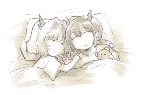 チェン(アークナイツ) 「タルチェン(幼)描いてた 」|鳥海かぴこ@神飢えコミカライズのイラスト
