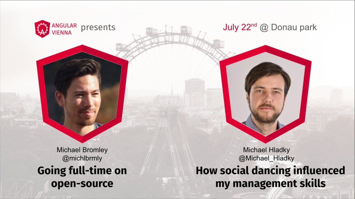 Michael_Hladky's tweet image. Join @michlbrmly and me 
TODAY at our first @AngularVienna unplugged outdoor event

On the menu
- Michael&apos;s journey creating @vendure_io 
- how social dancing influenced my management skills

Looking soo much forward to meet in person again!

meetup.com/de-DE/Angular-…