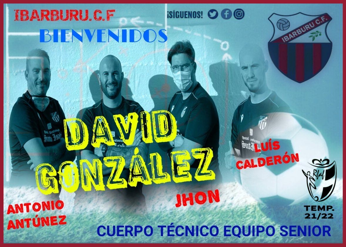 🔴𝗖𝗢𝗠𝗨𝗡𝗜𝗖𝗔𝗗𝗢 𝗢𝗙𝗜𝗖𝗜𝗔𝗟🔵

El ibarburu.C.F anuncia a DAVID GONZÁLEZ MUÑOZ,  como próximo entrenador del equipo senior para laTemporada 2021/2022
#Volveraprimera
#Lafactoriadelburu
#todosjuntosumamos
#TrabajarpornuestroEscudo
#elcorazondelbarriodesde1973
