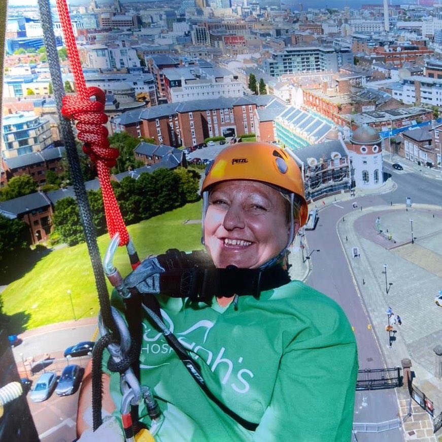 OD_Homes's tweet photo. Congratulations to our amazing Sales Negotiator Angela for completing her abseil off Liverpool Anglican Cathedral to raise money for St Joseph’s Hospice!

Everyone at Open Door is very proud of you for raising a massive £1455 so far! 🧗‍♀️😊👏 https://t.co/ZavGa0vbDH