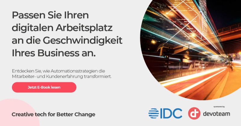 DevoteamGER's tweet photo. Haben Sie jemals davon geträumt, Ihre Benutzer in die Lage zu versetzen, #Automation und #Prozesse für sich selbst auszuführen und sogar selbst eine #Automatisierung zu erstellen? Die Antwort könnte Self-Service und #lowcode Entwicklung sein. Laden Sie unsere IDC Studie herunter: