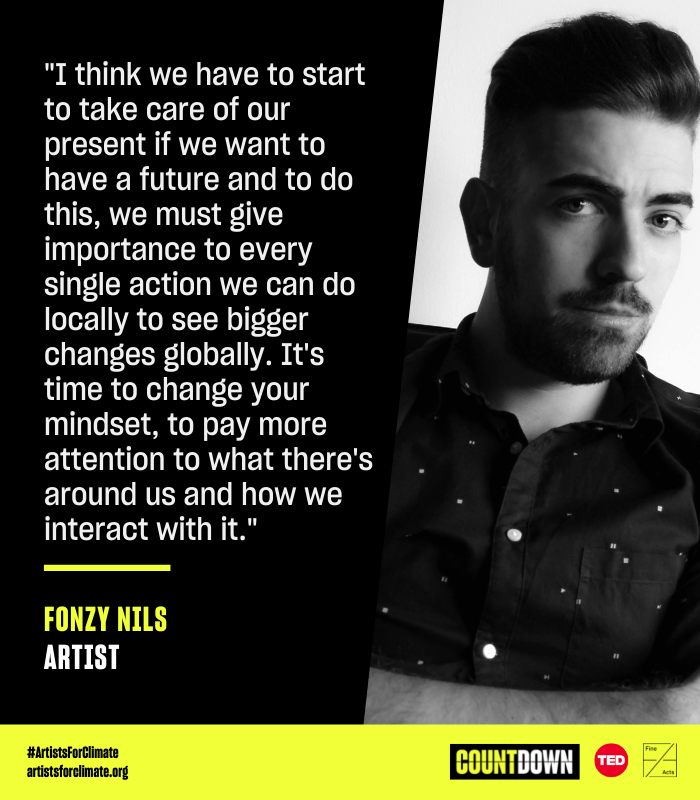 fine_acts's tweet photo. The change starts small, says Fonzy Nils (@FonzyNILS), an Italian illustrator and designer. If you’re like Fonzy – a visual artist who cares about our planet’s future, join #ArtistsForClimate, our open call, launched together with @TEDCountdown – for illustration and design. https://t.co/FV2I9bnkIn