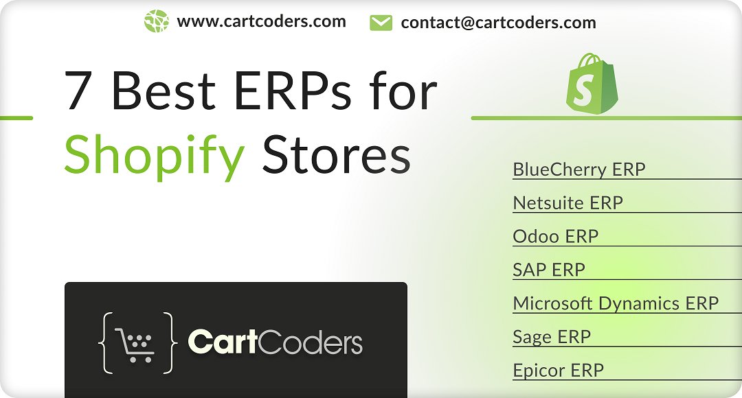 CartCoders's tweet image. 7 Best ERPs for Shopify Stores
#shopifydevelopmentcompany #shopifyserviceprovider #shopifymultivendor #shopifymigration #shopifyseoexpert #shopifystoresetup #shopifythemesetup #shopifythemedevelopment #shopifythemecustomization #shopifyappdevelopment #shopifytemplatedesign