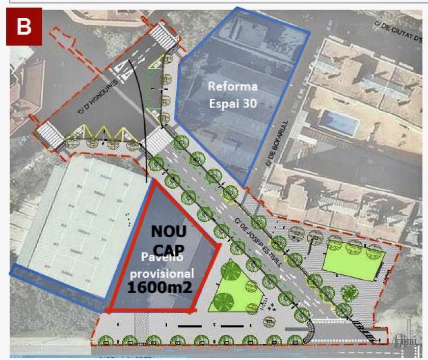SalvemCAPSgr's tweet photo. En la reunió amb el Districte d'ahir vam coincidir en dos de les propostes:la de Gran de la Sagrera en els baixos de Sagrera 2.0 i el triangle del carrer Hondures, aquesta última opció és en terreny públic i això agilitzaria la construcció.L'equipament sanitari és URGENT
#CAPNou https://t.co/WlgGIZMDL5