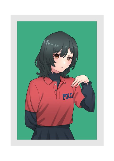 「black hair polo shirt」 illustration images(Latest)