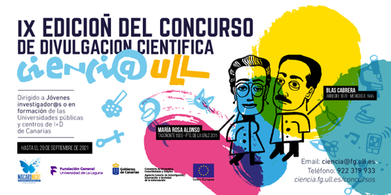 012Gobcan's tweet photo. ¿Eres joven #investigador/a? ¿Se te da bien la divulgación científica? No lo pienses más y apúntate al concurso de @CienciaULL. Solo tienes que grabar un vídeo de 5 minutos explicando tu investigación de forma amena y divertida 📽️👩‍🔬
https://t.co/4OCNLcApEo https://t.co/cpqdmoRKzK