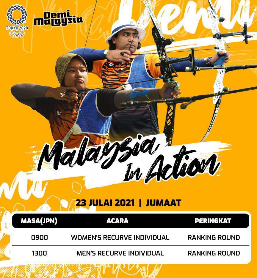 Olimpik 2020 malaysia kontinjen Seleksi busana