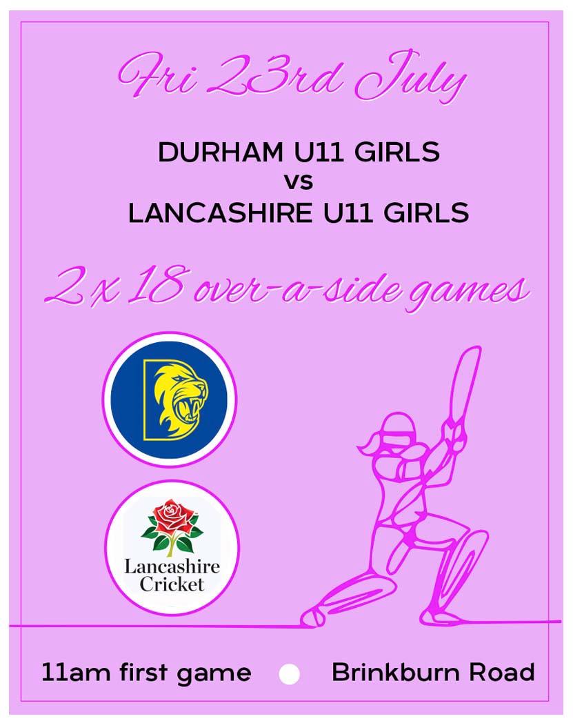 DarloRA_CC's tweet photo. Busy day of cricket at Brinkburn Road this Friday, firstly Durham U11 girls play Lancashire U11s in two 18 over a side games &amp; then our 1st team play Stockton CC in the Brunton Cup Final 
@DurhamCricBoard @LancsCricketWMN @StocktonCC @NYSDCricket https://t.co/f0gAIDjgWP
