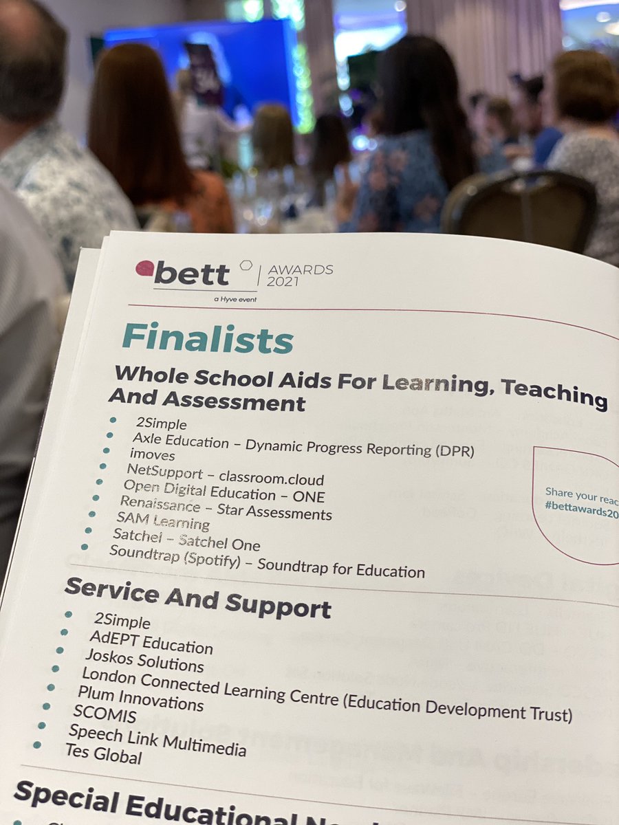 Excited to be at #BettAwards2021.
