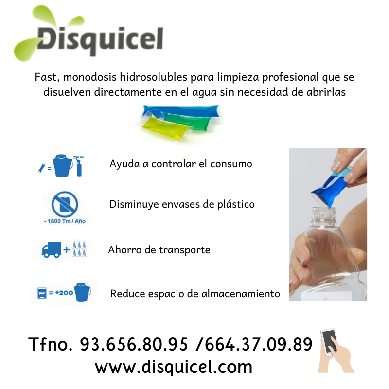 Disquicel's tweet photo. Fast, nuestra línea de productos en monodosis hidrosolubles para limpieza profesional ... 🙂🍀

#disquicel #limpieza #higiene #monodosishidrosolubles

Más info en https://t.co/ihEXXa0uYK https://t.co/h3V1qa5Ox7