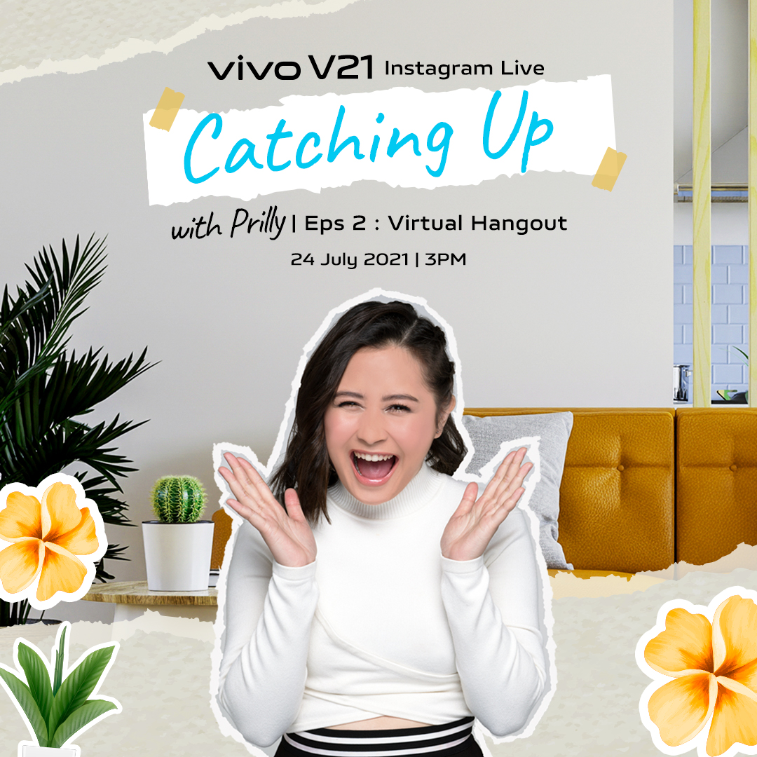 vivo_indonesia's tweet photo. Kalian bisa ngobrol-ngobrol bareng Prilly di Catching Up with Prilly episode 2. Caranya gampang, REPLY dengan alasan kenapa kamu harus terpilih untuk live bareng Prilly.
Stay tune ya, Sabtu 24 Juli 2021 jam 3 sore hanya di Instagram vivo Indonesia! #UpdateFromHome https://t.co/JSkYCVraPO